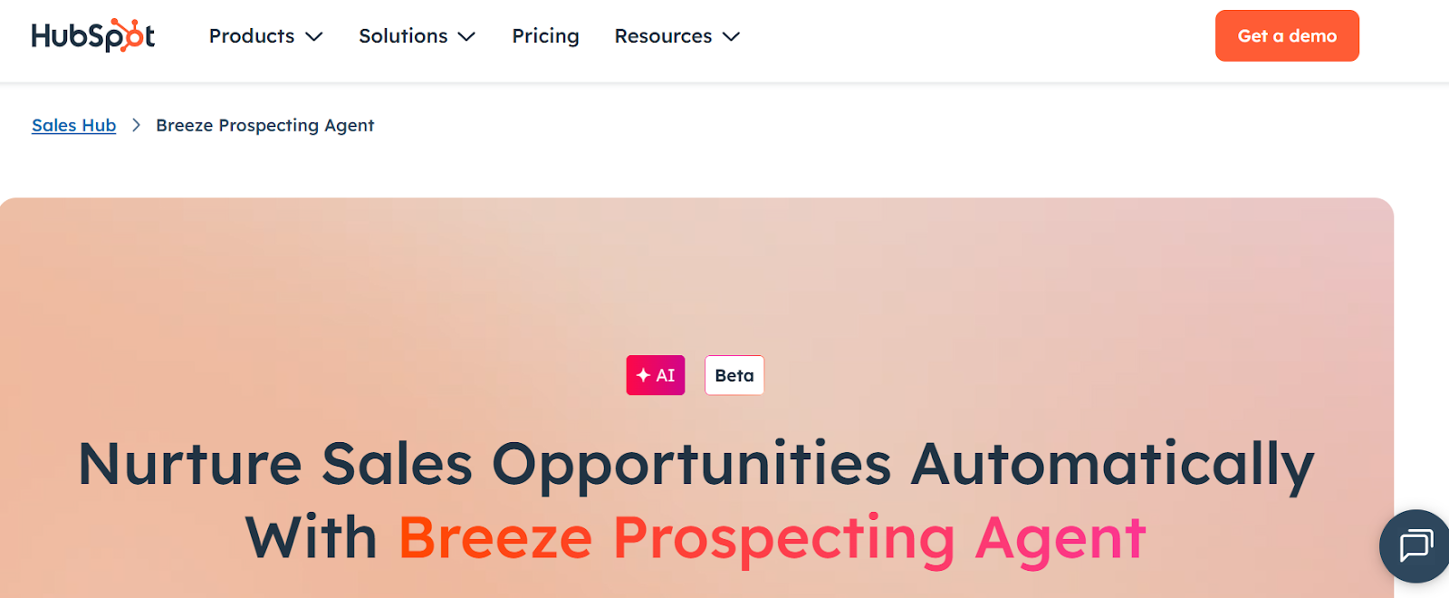 Breeze Prospecting Agent