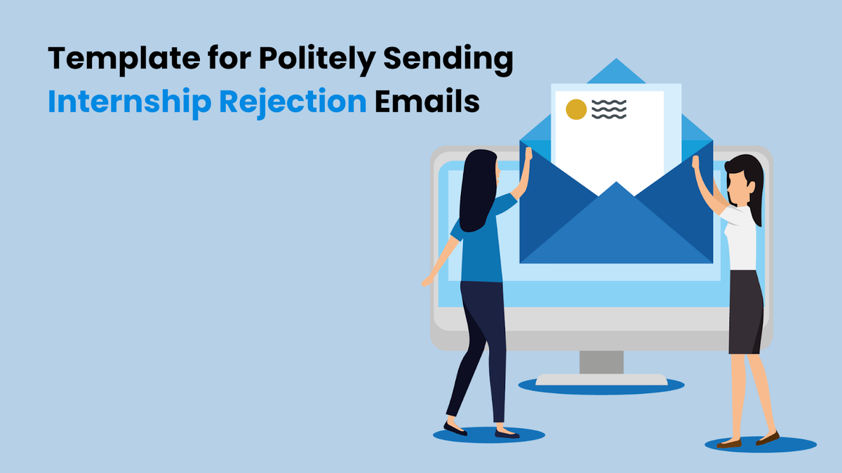 how to write a rejection email for internship