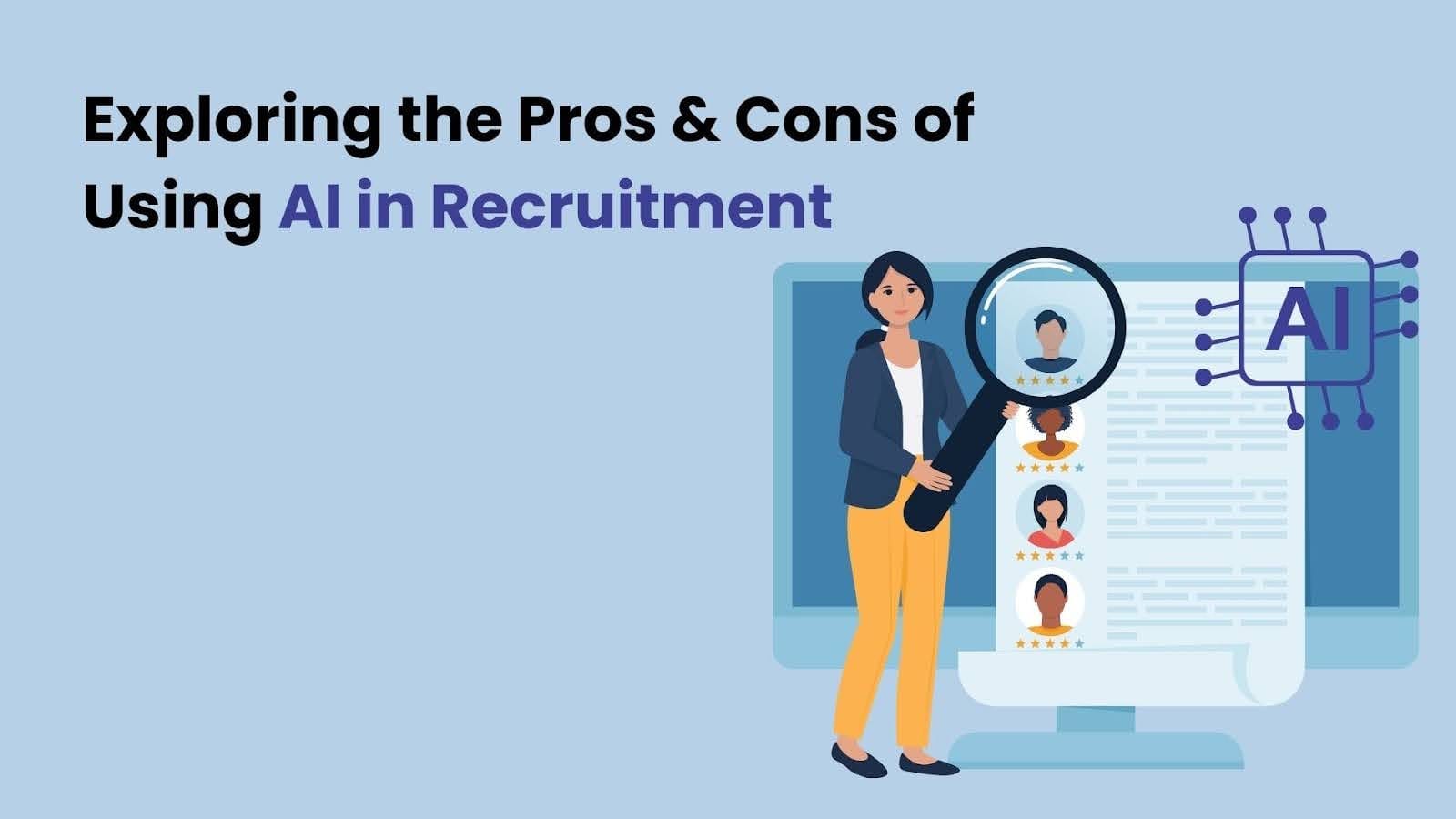 pros and cons of ai in recruitment