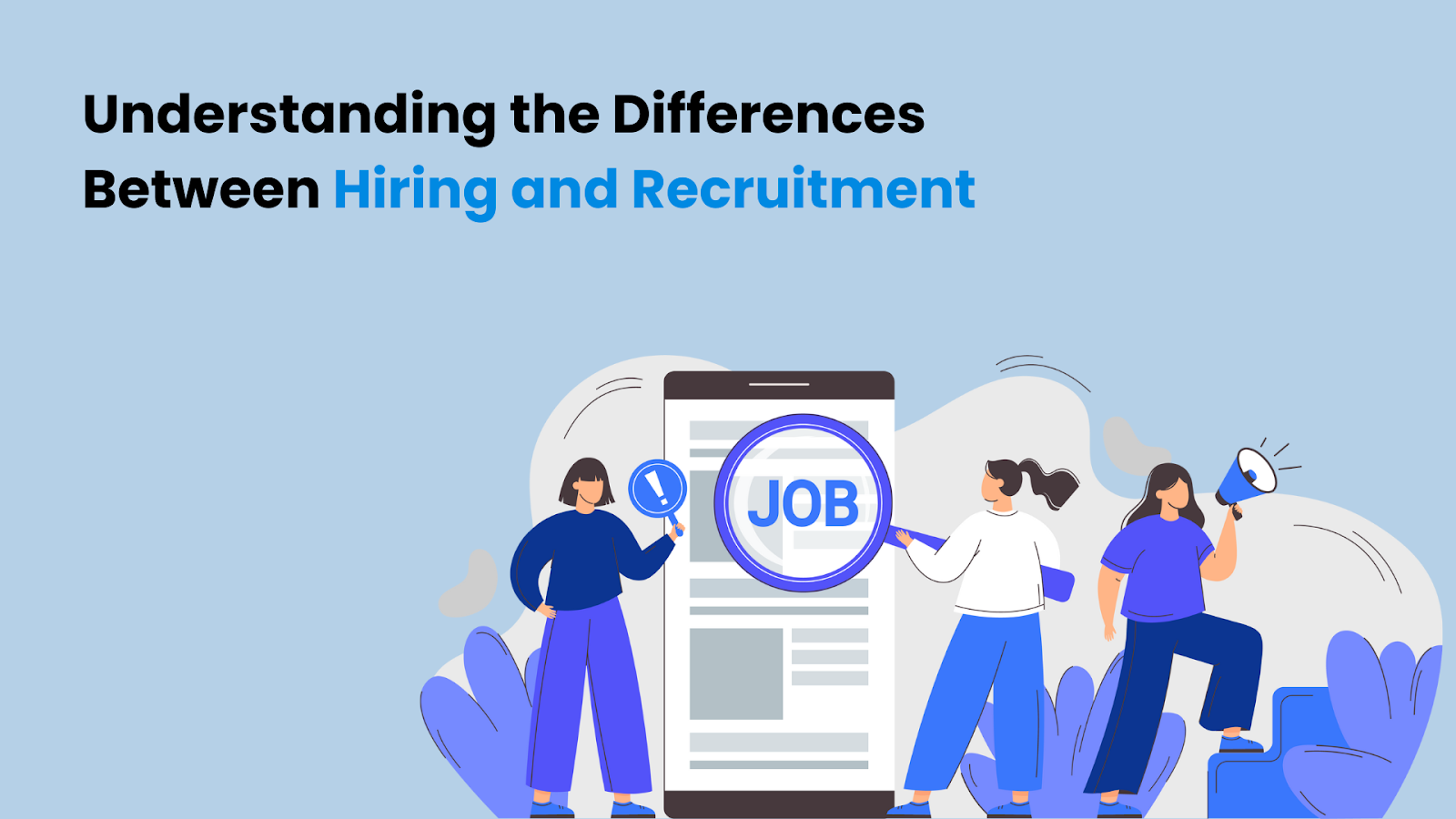 recruitment vs hiring